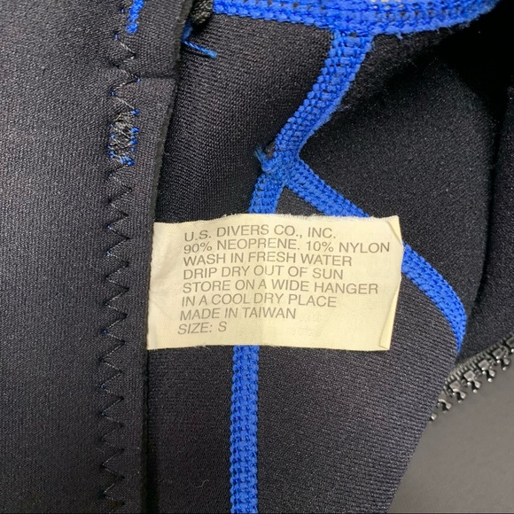 U.S. Divers Shorty Wetsuit Mens SzS Back Zipper - Picture 11 of 11